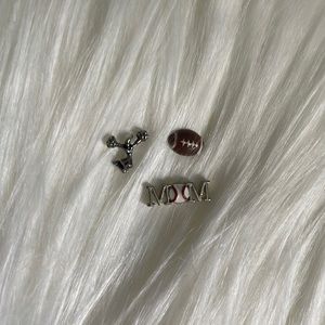 Origami Owl Mom Cheerleader 🏈⚽️ Charm Bundle